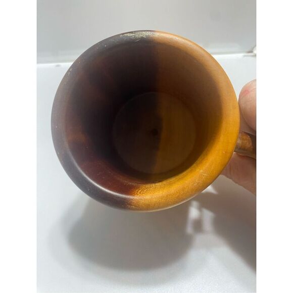 Costa Rica Tropical Toucan Wooden Hand Painted Coffee Tea Mug - Picture 7 of 7